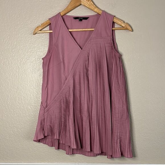 Vero Moda Pink Accordion Pleated A Line Top XS - Picture 9 of 9